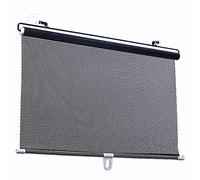 KGUDYS Sunscreen Roller Blinds, Roller Blinds With Suction Cups, Insulation Blackout Roller Blinds, UV Protection, Great For Car, Home, Portable Sunshade Blinds,blackpolkadots-68x125cm/26.8x49.2in