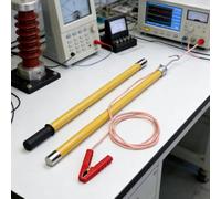 KGufHDc Insulated Discharge Rod Discharge Stick High Voltage Stick，Epoxy Insulated Rod with Copper Wire & Hook Portable Safety Tool(Yellow,35kv - 1.5m/59in/4.9ft)