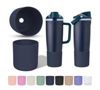 KGULQ 2Pcs Higher Boot Compatible with Owala Freesip Sway 30oz & 40oz, Tall Anti-Slip Prevents Scratches Protective Sleeve for Sway Water Bottle & Tumbler