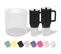 KGULQ Higher Silicone Boot Compatible with Hydrojug Traveler 32oz 40oz, Anti-Slip & Anti-Dent Protective Bottom Bumper Cover, BPA-Free