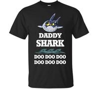 KGVVCS Daddy Shark T-Shirt Doo Doo Mommy Baby Sister Brother Black, Navy T-Shirt S-4Xl(X-Large)
