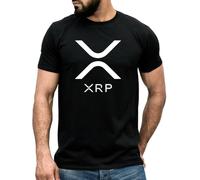 KGVVCS daitou XRP Ripple T-Shirt Gift for Traders - Investors Moon Bull Market Cryptocurrency(Medium)