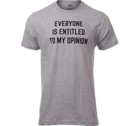 KGVVCS Everyone is Entitled to My Opinion | Funny Sarcastic Comment Sarcasm Humor Saying Phrase for Men Women T-Shirt(Medium)