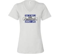 KGVVCS Gift for Daughter - This is What a Cool Daughter Looks Like T-Shirt for Women(Large)