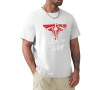 KGVVCS HUIGU Look for The Light Fireflies Symbol Ellie Last of Us Game Inspired T-Shirt(Medium)