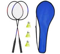 KH 2-4 Player Badminton Rackets Set for Adults Kids,Family Back Garden Sports Games,Racquets,Shuttlecocks & Carry Bag Included