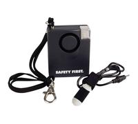 KH-Security 100190 Pocket Alarm Silver with LED Attaches Securely