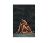 Khabib Nurmagomedov Vs Conor McGregor Canvas Poster Bedroom Decor Landscape Office Room Decor Gift 16x24inch(40x60cm)