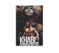 Khabib NurmagomedovPeople Posters Famous Singers Actors Sports Athletes Print Posters Canvas Paintings Decorate Rap Stars Print Signature Decorative PaintingsUnframe-style12x18inch(30x45cm)