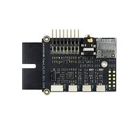 Khadas Edge2 IO Module - Universal GPIO Expansion Board with UHS-I SD Card Reader, Dual-Channel Infrared Receiver, 3.5mm Headphone Jack, 16-Pin GPIO, 10-Pin Pogo Pads for Enhanced Connectivity