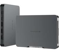 Khadas Mind 1 Mini PC, Intel Core i7-1360P 5.0GHz Micro Desktop Computer with 5.55Wh Standby Battery, 32GB LPDDR5, 1TB PCIe 4.0 SSD, BT5.3, WiFi 6E, Portable Computer for Business Home Office