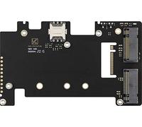 Khadas New M2X Extension Board is ultra-thin with M.2 slots for 4G LTE modules, NVMe SSDs, and a built-in Nano-SIM slot, designed for VIM3/VIM3L