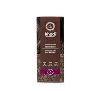 khadi ASH BROWN Natural Hair Color, Colours your hair to an ashy, cool dark brown, Hair dye 100% plant-based & vegan, Certified natural cosmetics, 100g