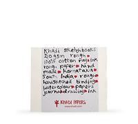 Khadi : Handmade Bound Sketchbook 210gsm : Rough : 21x25cm : 20 Sheets