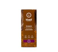 khadi GOLDEN BROWN Natural Hair Color - Hair color for shimmering amber to velvety shiny golden brown - 100% herbal & natural - 100g