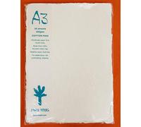 Khadi Handmade 100% Rag Watercolour Paper 320gsm : Rough : 20 Sheets Pack A3