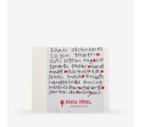 Khadi : Handmade Bound Sketchbook 210gsm : Smooth : 21x25cm : 20 Sheets