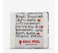 Khadi : Handmade Watercolour Paper : Pad 150gsm : Rough : 15 Sheets : 15x15cm
