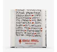 Khadi : Handmade Watercolour Paper : Pad 150gsm : Rough : 15 Sheets : 20x20cm