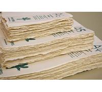 Khadi Paper from India- 4x6 Inch 140lb. (320gsm) Sheets by KHADO