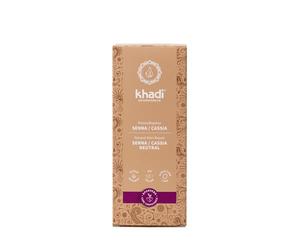 khadi SENNA/CASSIA Natural Hair colour - This colourless intensive care provides shine, volume, and elasticity - Plant hair colour 100% herbal & natural - 100g