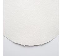 Khadi : White Rag Round Paper : 320gsm : Rough : 56cm Diameter
