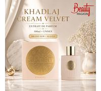 Khadlaj Cream Velvet Extrait De Parfum Spray 100ml Unisex Brand New Sealed