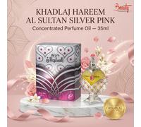 Khadlaj Hareem Al Sultan Silver Pink Concentrated Perfume Oil 35ml Original