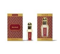 Khadlaj Perfume Oil 15ml - Premium Non-Alcoholic Long-Lasting Fragrance for Women & Men - Unisex Arabian Oud Attar Sweet Floral Musky Woody Notes - 8 Luxurious Variants 1x6 Pc (Barakah (15ML))