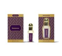 Khadlaj Perfume Oil 15ml - Premium Non-Alcoholic Long-Lasting Fragrance for Women & Men - Unisex Arabian Oud Attar Sweet Floral Musky Woody Notes - 8 Luxurious Variants 1x6 Pc (Sensuos (15ML))