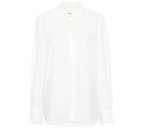 KHAITE pointed-collar cotton shirt - White 2-4