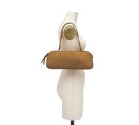KHAITE Simona suede shoulder bag - Neutrals One Size