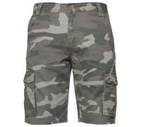 (Khaki, 42") Kruze Mens Army Combat Shorts Camouflage Cargo Casual Camo Work Half Pants