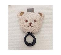 (Khaki Bear1) Baby Stroller Universal Accessories Hook, Cute Bear Car Hook, Going Out Mommy Handbag Hook, Baby Stroller Hook, Multifunctional