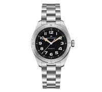 Hamilton H70315130 Unisex Khaki Field Expedition Automatic Bracelet Strap Watch, Silver/Black