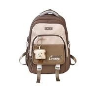 Khaki Girls School Bag Lightweight Backpack Rucksack Bookbag middle high school backpack for girls cute bookbag college student travel laptop back to supplies
