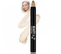 Khaki Gold Shimmer Cream Eyeshadow Stick For Effortless Gradient Eye Makeup - Silky Smooth Blendable Waterproof Eye Shadow Pencil With Long Lasting Smudge Resistant Twist-Up Design