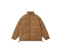 (Khaki, L) Waterproof Winter Coat Y2k Solid Harajuku Puffer Jacket Men Oversized Black Bubble Coat Korean Fashions Hooded Parkas