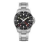 Khaki Navy Scuba Auto GMT 43mm Mens Watch Black