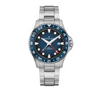Khaki Navy Scuba Automatic GMT 43mm Mens Watch Blue