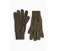 Khaki Touchscreen Knitted Gloves L/XL