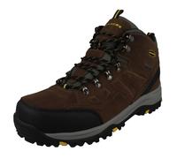 (Khaki, UK 11) Mens Skechers Lace Up Boots Relment Pelmo