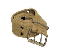 KHAKI ULTRA FORCE VINTAGE BELT W/ DOUBLE PRONG BUCKLE