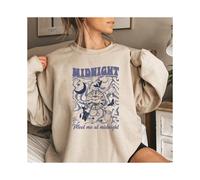 (Khaki, XXXL) Meet Me At Midnight Sweatshirt Taylor Midnights Album Hoodie