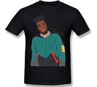 Khalid American Teen Men T Shirts Short Sleeves Crew Neck Tees Summer Tops Black M