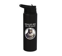 Khalid IBN al-Walid Medieval History Stainless Steel Insulated Water Bottle