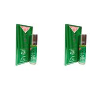 Khaliji Attar Perfume Oil for Men - Pack of 2 (6ml Each) | Long Lasting Alcohol-Free Roll-On | Strong Arabic Fragrance with Woody & Spicy Notes