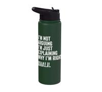 Khalil Quote Funny Birthday Custom Name Idea Engineer Stainless Steel Insulated Water Bottle