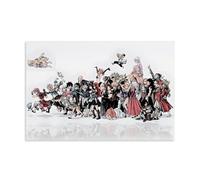 KHAMEO Fairy Tail Anime PosterCanvas Poster Decorative Painting Canvas Wall Posters And Art Picture Print Modern Family Bedroom Decor Posters 12x18inch(30x45cm)