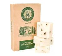 Khan AL Saboun Natural Herbal Soap Bar Magical Aroma Glowing Skin Care Hydrating Soft Tender All Skin Types Pack of 6-300 G (Green Tea)